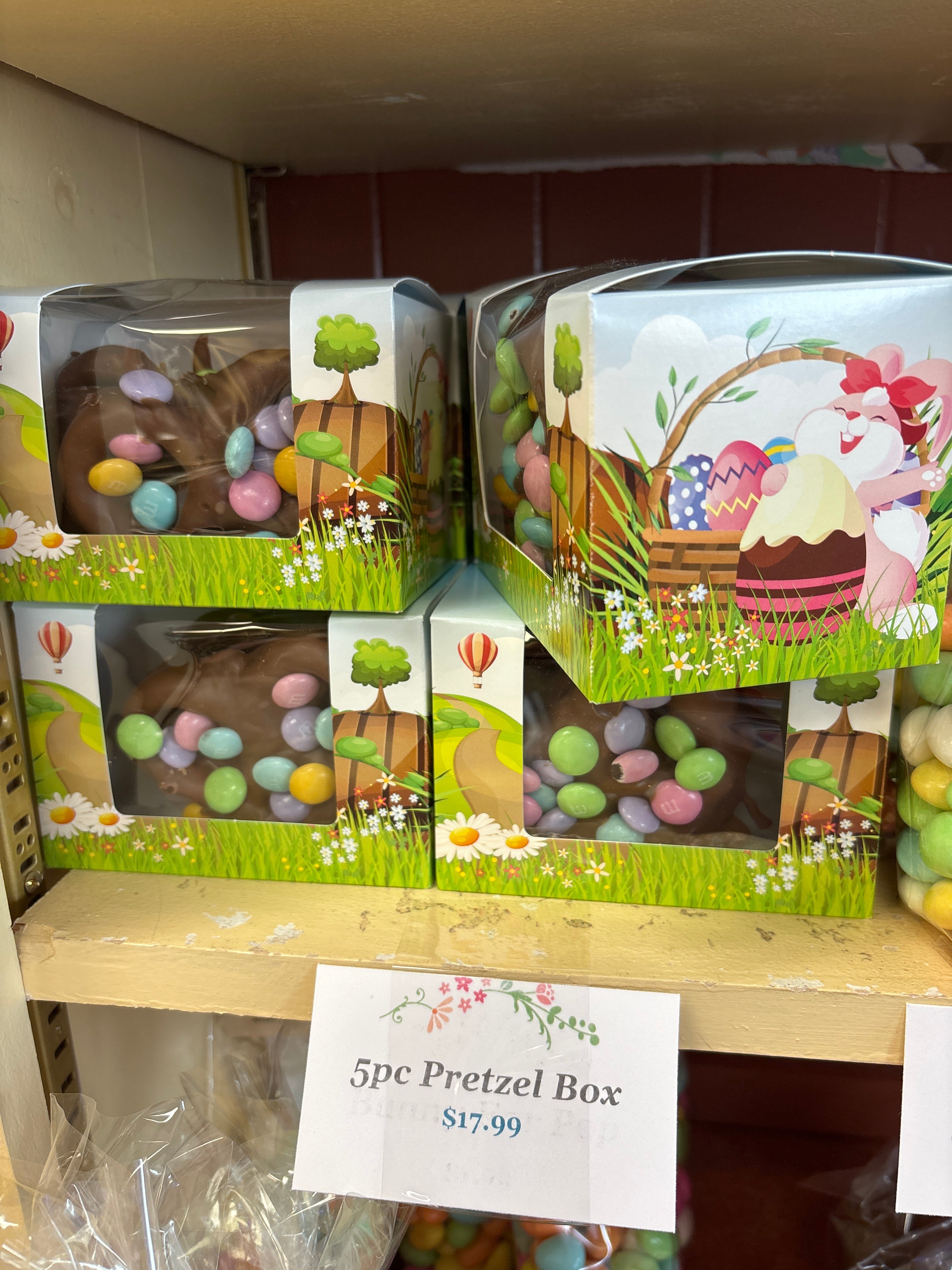 Easter Pretzel Box 5pc