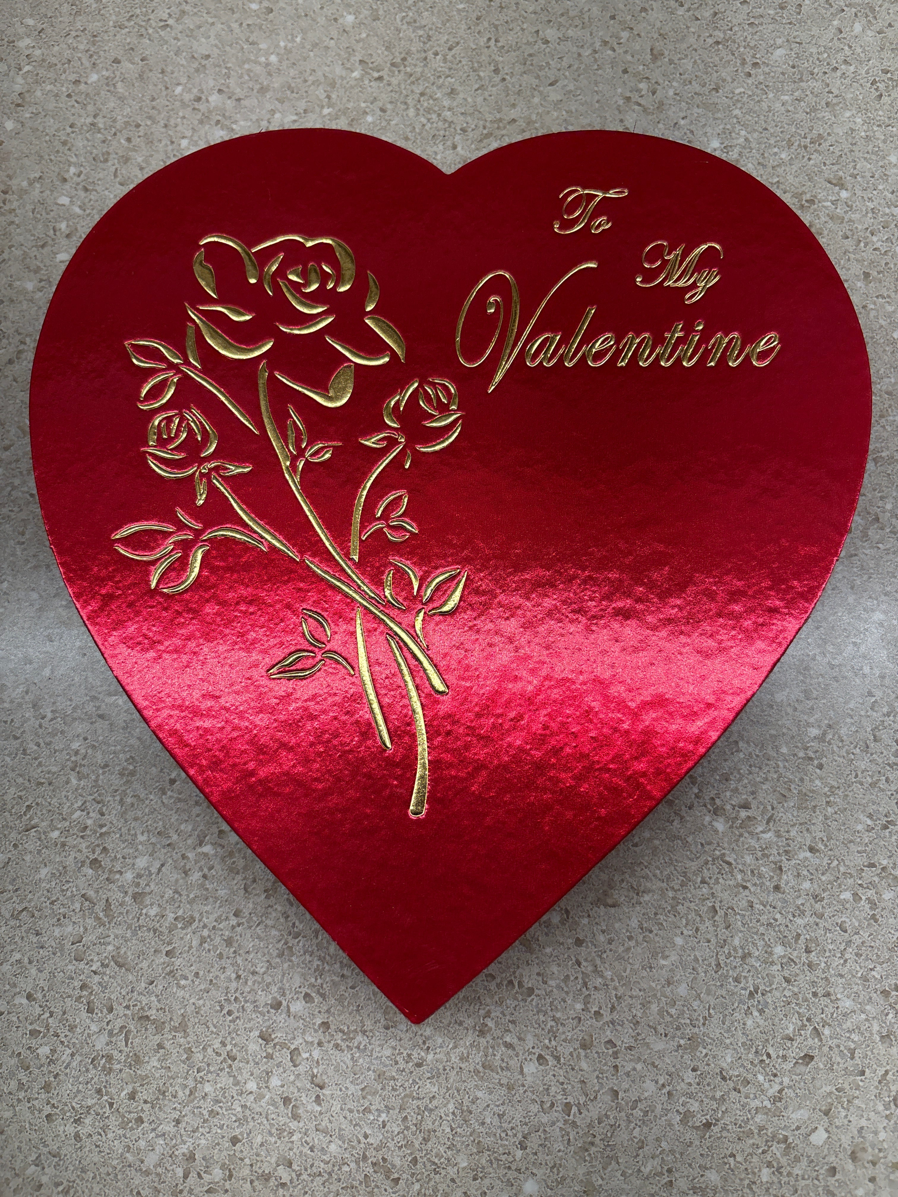 1lb Heart Red Box