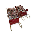 Metal Sled with Pretzels