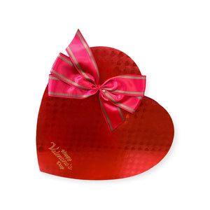 1lb Heart Red Foil Bow (ASB143)