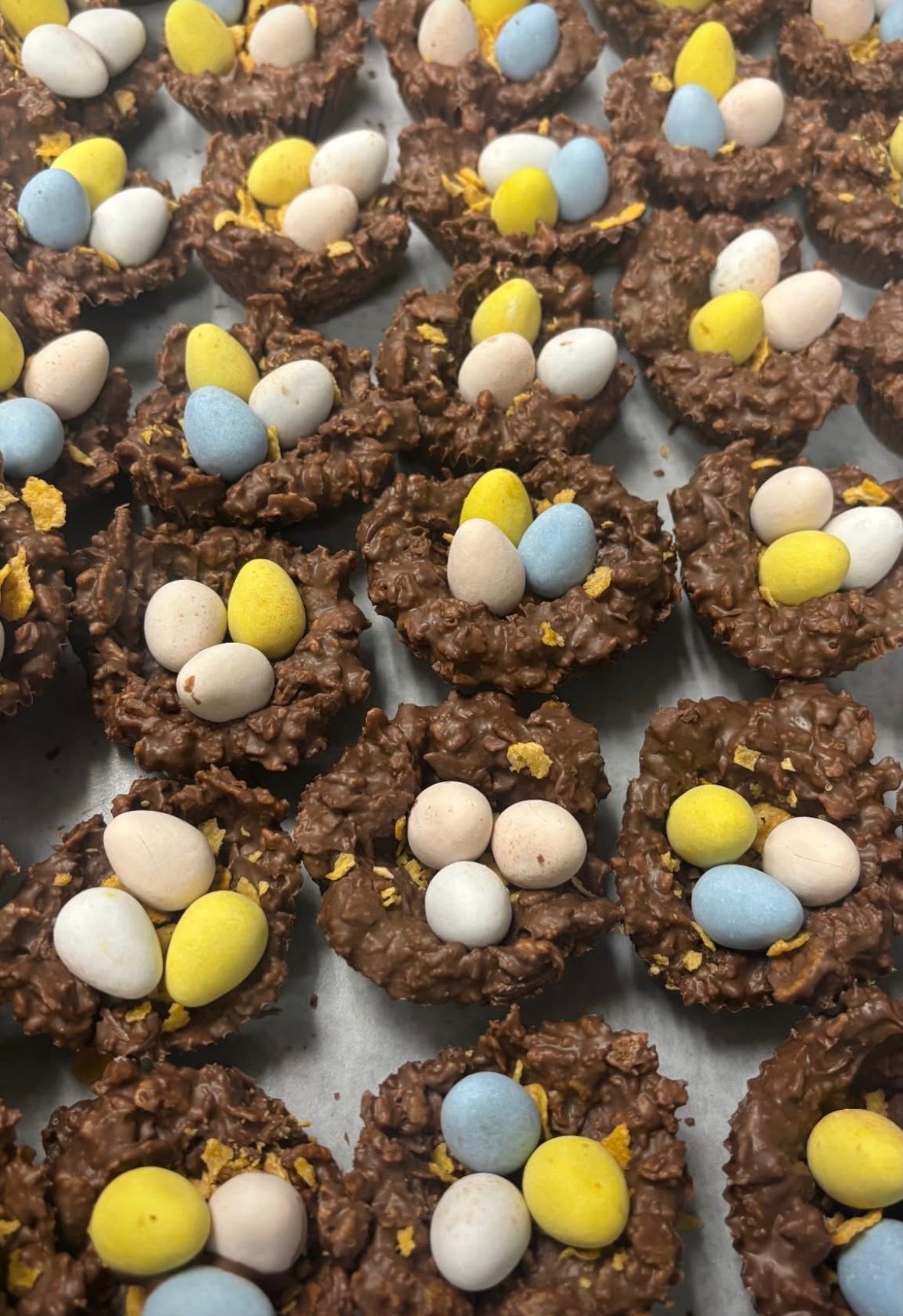 Crispy Nests with Cadbury Eggs