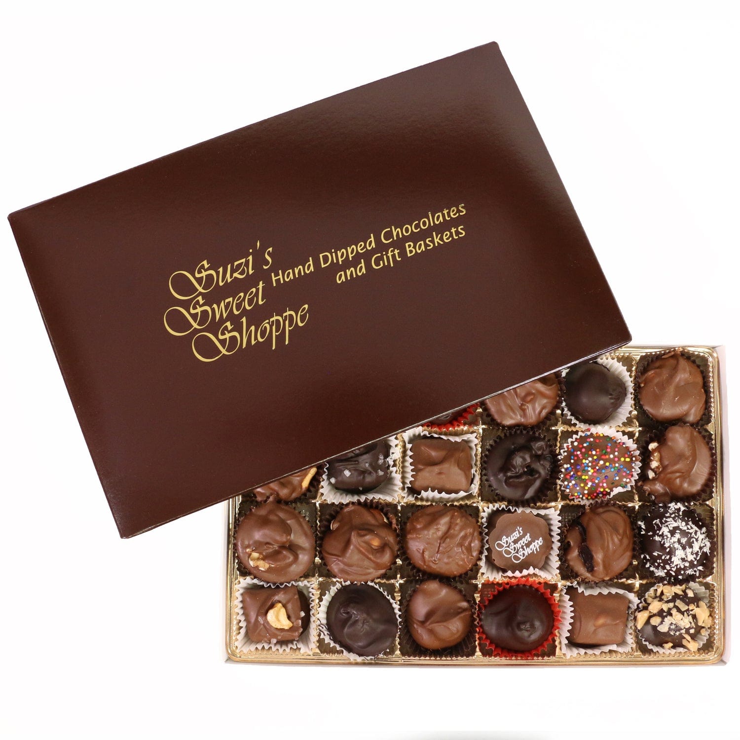 24pc Signature Assortment - Milk and Dark Chocolate – Suzi's Sweet