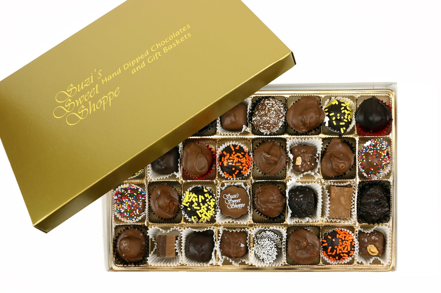 32pc Signature Assortment - Milk and Dark Chocolate – Suzi's Sweet