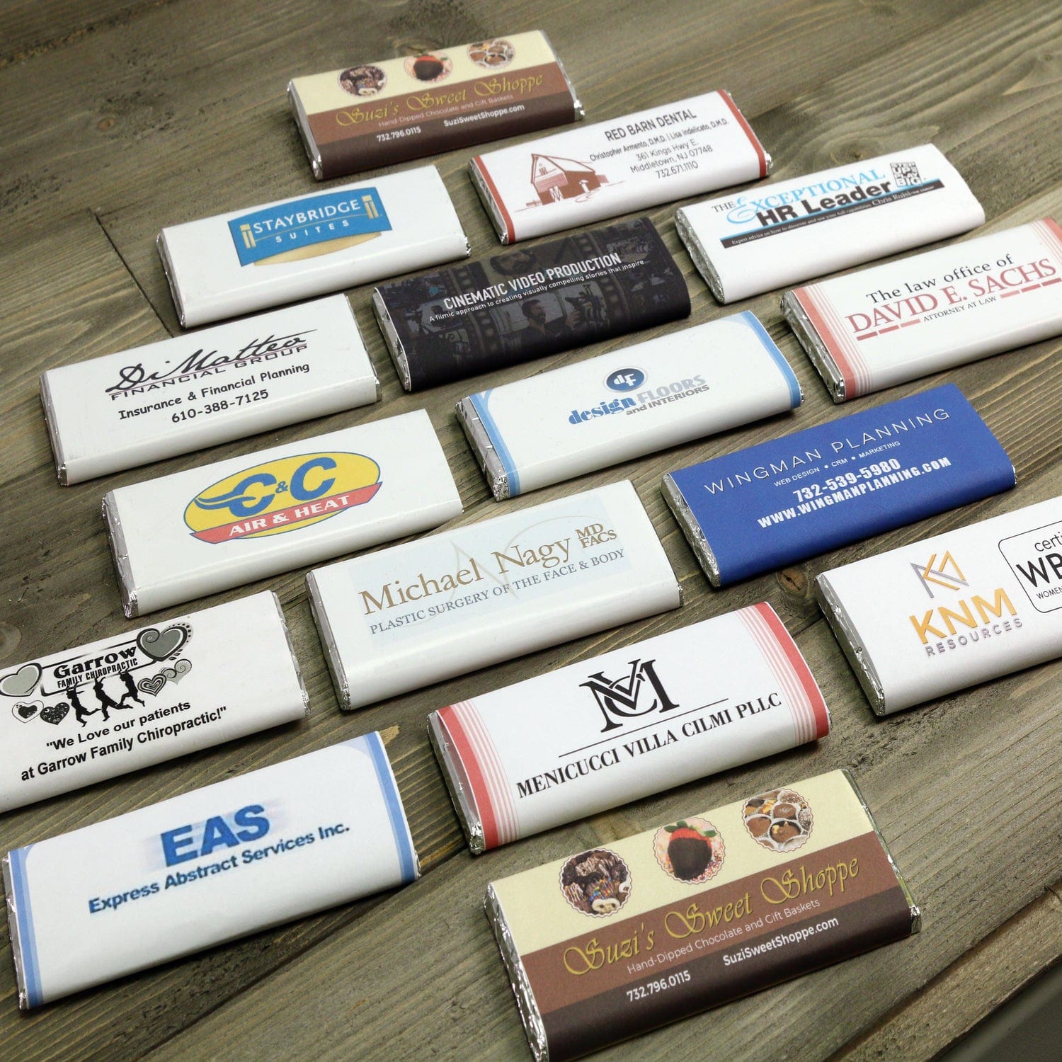 Custom Wrappers Set of 10 $3.75ea.