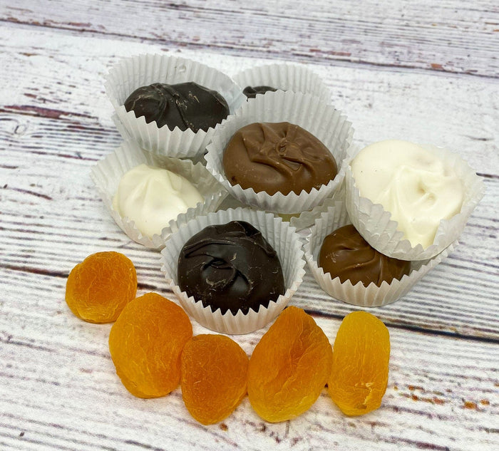 Chocolate Covered Apricot Slices