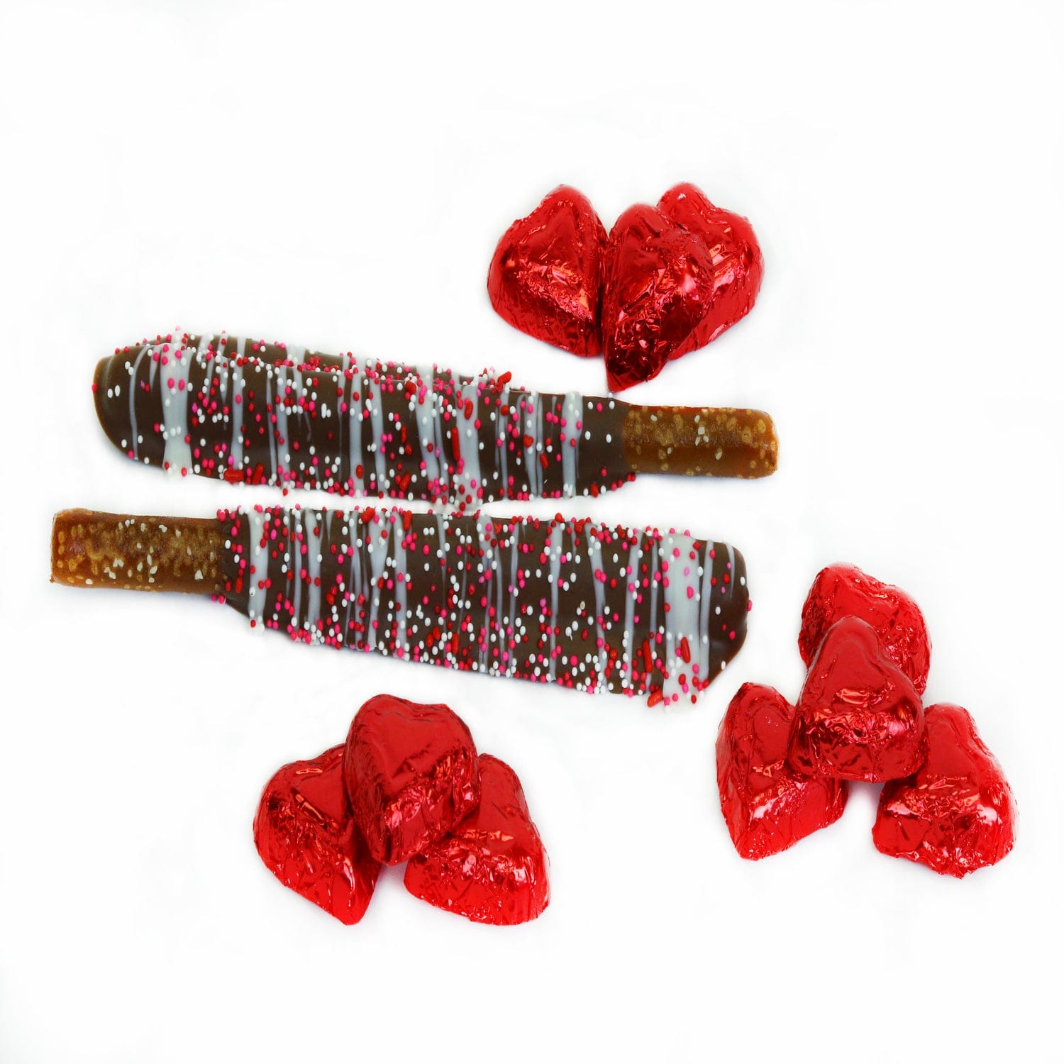 Chocolate Dipped Pretzel Rods